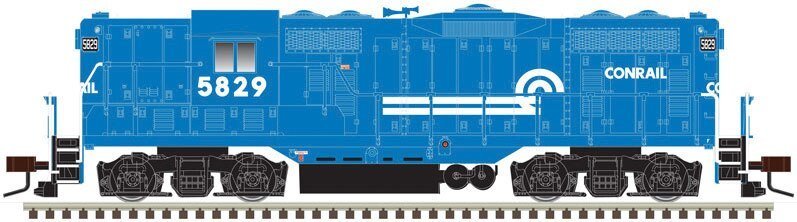 EMD GP7 - ESU Sound and DCC - Classic(R) Gold -- Conrail 5829 (blue, white, small le, HO, Atlas Model Railroad Co. 10003967
