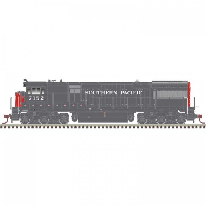 GE U28C - LokSound and DCC - Master(R) Gold -- Southern Pacific 7153 (gray, red), HO, Atlas Model Railroad Co. 10004619