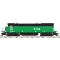 GE B30-7 Low Nose - Standard DC - Master(R) Silver -- Burlington Northern 5491 (Casc, HO, Atlas Model Railroad Co. 10004704