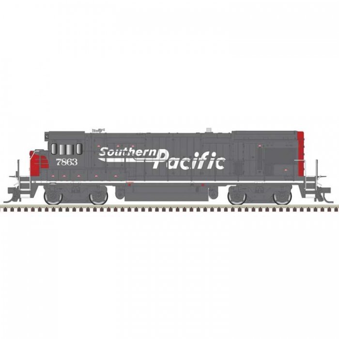 GE B30-7 Low Nose - Sound and DCC - Master(R) Gold -- Southern Pacific 7863 (gray, r, HO, Atlas Model Railroad Co. 10004724