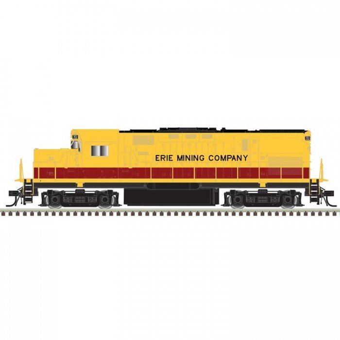 Alco C420 Low Nose - Standard DC - Master(R) Silver -- Erie Mining 352 (yellow, maro, HO, Atlas Model Railroad Co. 10004740