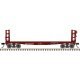 42′ Pulpwood Flatcar with Load - Ready to Run -- Missouri Pacific 726089 (Boxcar Red, HO, Atlas Model Railroad Co. 20007584