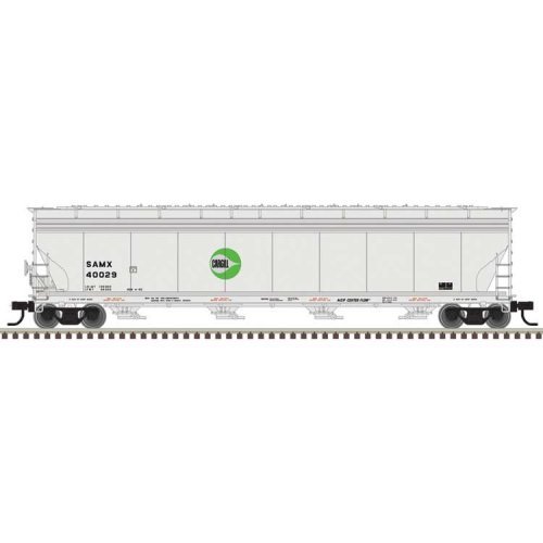 ACF 5748 4-Bay Covered Hopper - Ready to Run - Master(R) -- Cargill SAMX 40073 (gray, HO, Atlas Model Railroad Co. 20007685