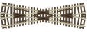 Code 55 19-Degree Crossing, Z, Atlas Model Railroad Co. 2813