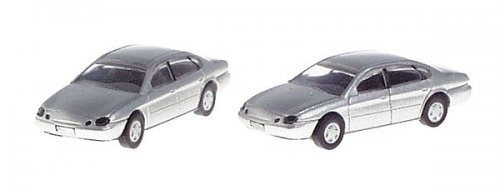 American Automobile, Ford, Taurus 1996 4-Door Sedan -- Silver Frost, N, Atlas Model Railroad Co. 2912