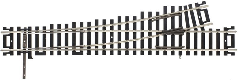 Code 100 Mark V Turnout - Customline(R) -- No. 4 - Left-Hand, HO, Atlas Model Railroad Co. 391