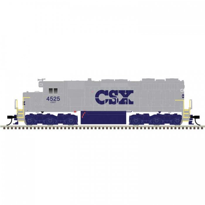 EMD SD35 Low Nose - LokSound and DCC - Master(R) Gold -- CSX 4519 (gray, blue), N, Atlas Model Railroad Co. 40005772