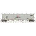 Trinity 5660 PD Covered Hopper - Ready to Run -- ConAgra Mills GACX 8776 (gray, black, N, Atlas Model Railroad Co. 50006847