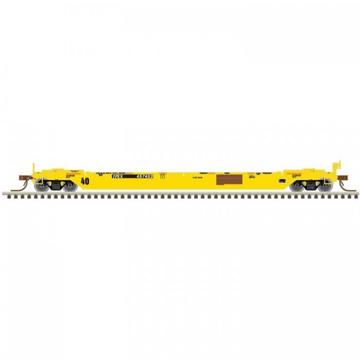 40′ Rebuilt Well Car - Ready to Run - Master(R) -- TTX TPEX 455648 (Patched, yellow, , N, Atlas Model Railroad Co. 50007026