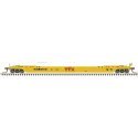 53′ Rebuilt Well Car - Ready to Run - Master(R) -- TTX DTTX 475902 (yellow, red, smal, N, Atlas Model Railroad Co. 50007043