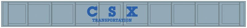 Decorated Plate Girder Bridge w/Code 100 Track -- Kit - CSX (gray, blue), HO, Atlas Model Railroad Co. 70000030