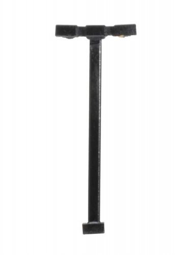 Double-Arm Square LED Light 3-Pack -- Black (cool white LED) 15 Scale Feet Tall, N, Atlas Model Railroad Co. 70000190
