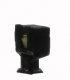 Wall-Mount Square LED Light 3-Pack -- Black (warm white LED), N, Atlas Model Railroad Co. 70000199
