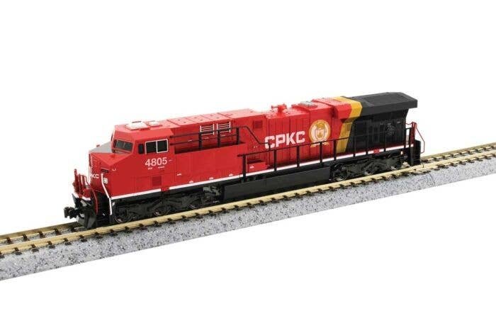 GE ES44AC GEVO - Sound and DCC -- Canadian Pacific Kansas City CPKC KCS 4805 (red, black, yellow), N, Kato USA Inc 1768956S