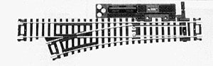 Code 100 Snap-Switch Manual Turnout - Nickel Silver Rail -- Left Hand, HO, Atlas Model Railroad Co. 860