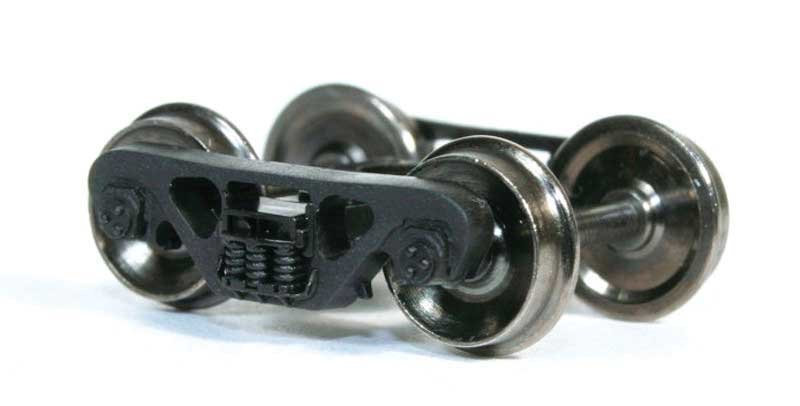 100-Ton ASF Ride Control Trucks with 36′ Metal Wheels -- pkg(2), N, Atlas Model Railroad Co. BLMA9005