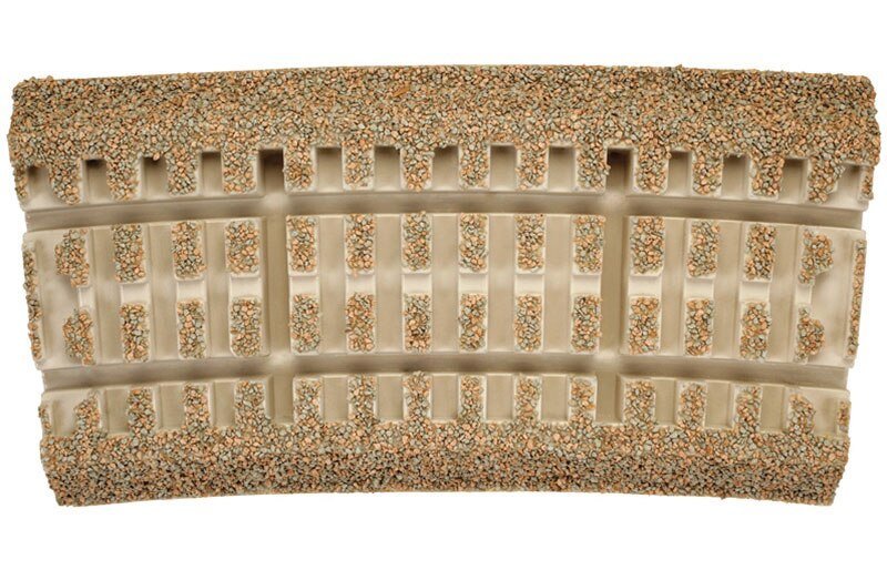 0-72 3-Rail Roadbed - Curved Sections -- 0-72 1/2 Curve, O, Atlas O 66063
