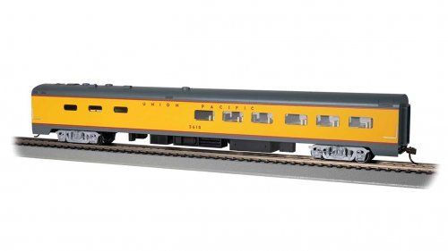 85′ Smooth-Side Diner - Ready to Run -- Union Pacific 3610 (Armour Yellow, gray, red), HO, Bachmann Industries 14802