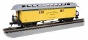 Old Time Wood Baggage with Round-End Clerestory Roof - Ready to Run -- Virginia & Truckee (y, HO, Bachmann Industries 15307