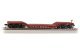 52′ Depressed-Center Flatcar - Ready to Run - Silver Series(R) -- Santa Fe 90000, HO, Bachmann Industries 18337