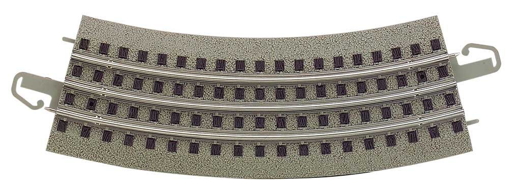 36′ Diameter Curve 3-Rail E-Z Track(R) - Williams(TM) -- pkg(24), O, Bachmann Industries 285