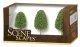 Deciduous Trees - SceneScapes(TM) -- 3 to 4′ 7.6 to 10.2cm pkg(3), HO, Bachmann Industries 32006