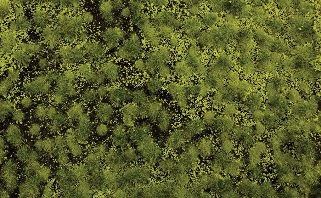 Tufted Grass Sheet/Mat - SceneScapes(R) -- Light Green 3/16′ .5cm Tall Fibers, 11-3, All Scales, Bachmann Industries 32921