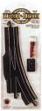 Straight Track w/Steel Rail & Black Roadbed - E-Z Track(R) -- 9′ Rerailer pkg(2), HO, Bachmann Industries 44428