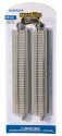 Straight Terminal Rerailer, Nickel Silver Rail, Gray Roadbed, Concrete Ties -- 9′ 22.9cm, HO, Bachmann Industries 44710