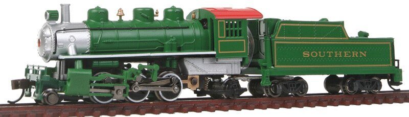 2-6-2 Prairie - Standard DC -- Southern Railway (green), N, Bachmann Industries 51572