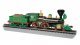 4-4-0 - Sound and DCC -- Old Colony Railroad OCRR `Highland Light` (gray, green, red, gold), HO, Bachmann Industries 52708