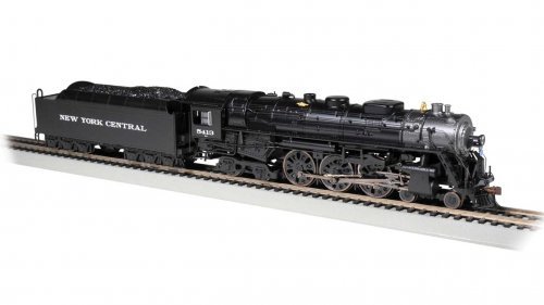 Class J3a 4-6-4 Hudson - WOWSound(R) and DCC -- New York Central 5413 (black, graphite As-De, HO, Bachmann Industries 53602