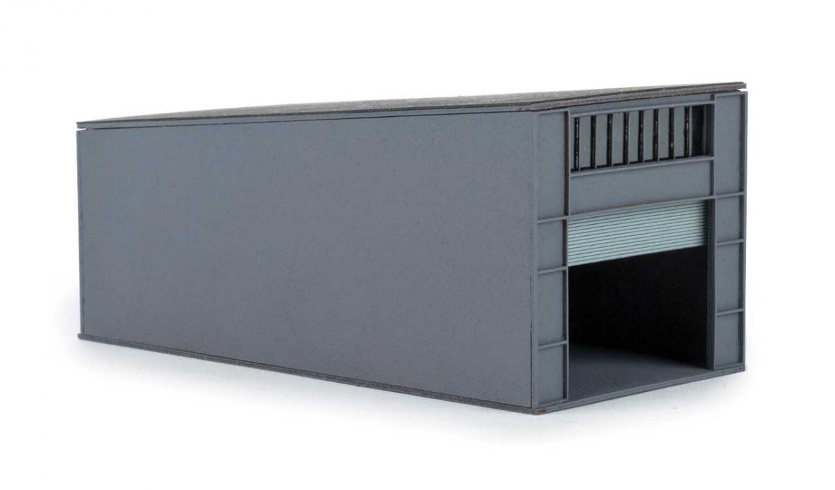 Garage - Assembled, HO, Brekina Automodelle 10500