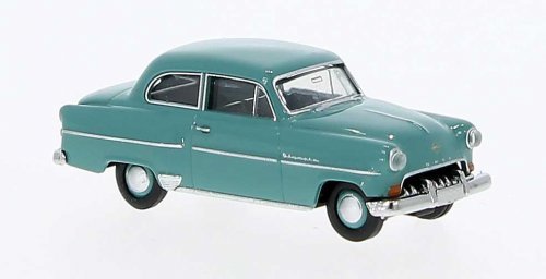 1953-1954 Opel Olympia Sedan - Assembled -- Pastel Turquoise, HO, Brekina Automodelle 20240
