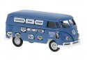 1960-1963 Volkswagen T1b Kasten Cargo Van - Assembled -- VW-Kanada (blue, white, German Lett, HO, Brekina Automodelle 32799