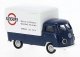 1960-1963 Volkswagen Pritsche T1b Pickup w/Large Cover - Assembled -- Fioole (blue, white, r, HO, Brekina Automodelle 32874