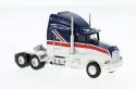 1984 Kenworth T600 Sleeper-Cab Tractor Only - Assembled -- Australia Flag Motif (white, red,, HO, Brekina Automodelle 85936