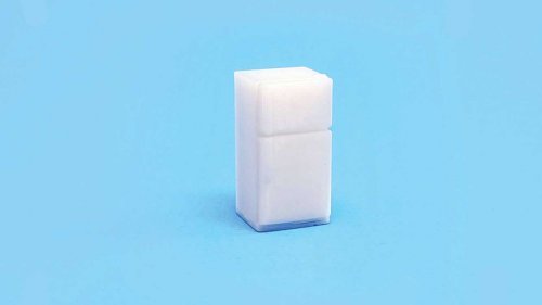 Kitchen Refrigerator (Fridge) -- Unpainted, N, All Scale Miniatures 16011011