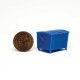 Dumpster -- Square Rear Load without Casters, HO, All Scale Miniatures 871649