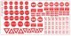 Highway Signs -- Regulatory Signs 2 1930-Present (red, white), HO, Blair Line 103