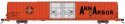 Pullman-Standard 86′ Auto Parts Double-Door Boxcar - Ready to Run -- Soo Line 169001 (Leased Ann Ar, N, Bluford Shops 86715