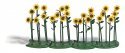 Sunflowers - Assembled -- pkg(24), HO, Busch Gmbh & Co Kg 1240
