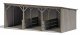 Wood Shelter -- Laser-Cut Wood Kit - 12.3 x 6.5 x 4.6cm, HO, Busch Gmbh & Co Kg 1899