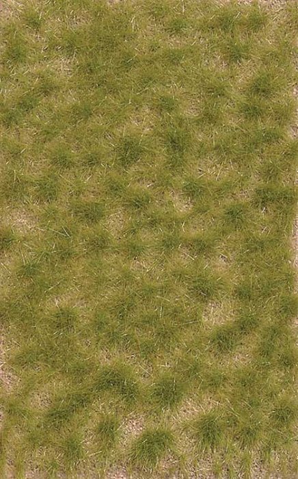 Grass Tuft Sheet -- 2-Color Late Summer Tufts 3/16` .4cm Tall, 5-7/16 x 3-7/16` 13.8 x, All Scales, Busch Gmbh & Co Kg 3533