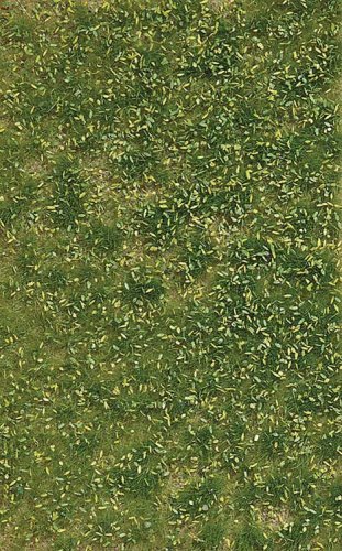 Grass Tuft Sheet -- Spring Weed Tufts 3/16` .4cm Tall, 5-7/16 x 3-7/16` 13.8 x 8.8cm, All Scales, Busch Gmbh & Co Kg 3541
