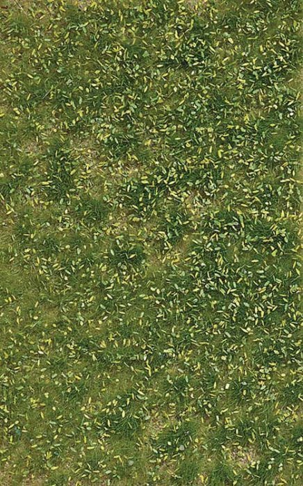 Grass Tuft Sheet -- Spring Weed Tufts 3/16` .4cm Tall, 5-7/16 x 3-7/16` 13.8 x 8.8cm, All Scales, Busch Gmbh & Co Kg 3541