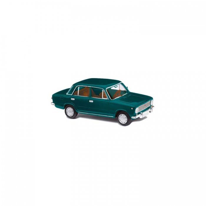 1971 Lada 2101 Shiguli - Assembled -- Green, HO, Busch Gmbh & Co Kg 50109