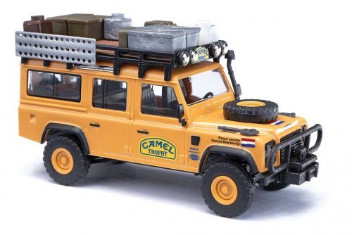1983 Land Rover Defender SUV - Assembled -- 89 Camel Trophy Netherlands Team (yellow), HO, Busch Gmbh & Co Kg 50329