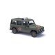 1990 Mercedes-Benz G-90 SUV - Assembled -- German Army Red Cross (green, red, white, German L, HO, Busch Gmbh & Co Kg 51441
