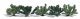 Summer Bushes - Assembled -- 1-3/8′ 3.5cm pkg(5), All Scales, Busch Gmbh & Co Kg 6061